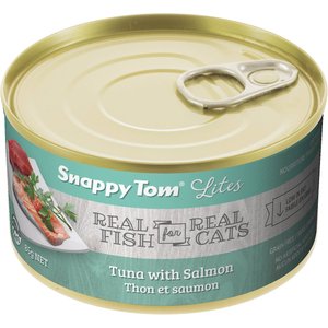 Snappy Tom Lites Tuna with Salmon 3 oz (case of 12)