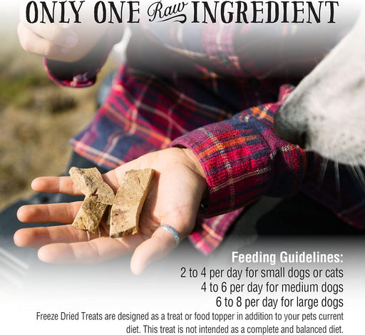 Northwest Naturals Freeze Dried Beef Heart Treats for Cats & Dogs 3 oz