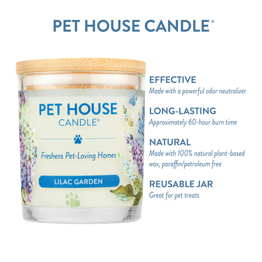 Pet House Candle Lilac Garden