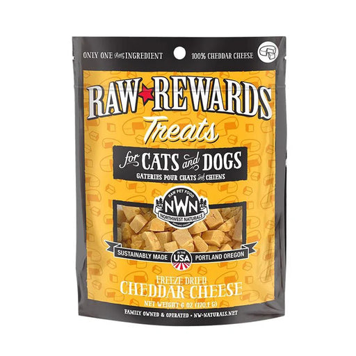 Northwest Naturals Freeze Dried Cheddar Cheese Treats for Cats & Dogs 6 oz