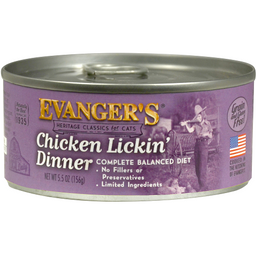Evanger's Heritage Classic Chicken Lickin’ (24 cans) 5.5 oz.
