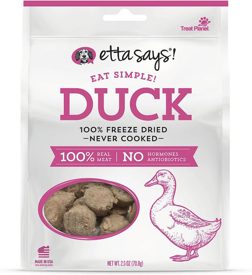 Etta Says! Eat Simple! Duck Freeze Dried Dog Treats