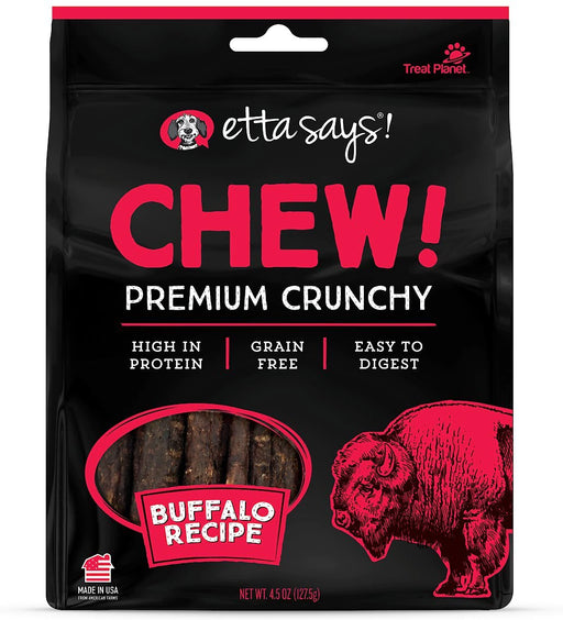Etta Says! Chew! Crunchy Buffalo Dog Treats