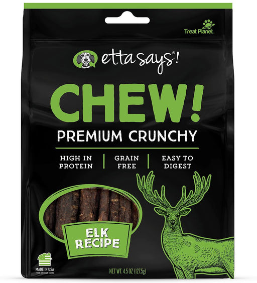 Etta Says! Chew! Crunchy Elk Dog Treats