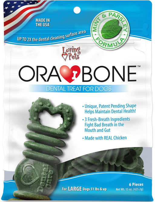 Loving Pets Ora-Bone™ Dental Treats for Large Dogs (6 pk)