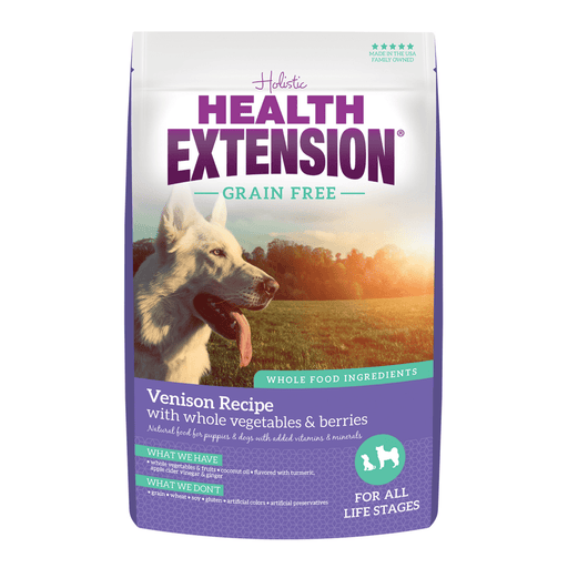 Health Extension Grain Free Venison Dry Dog Food