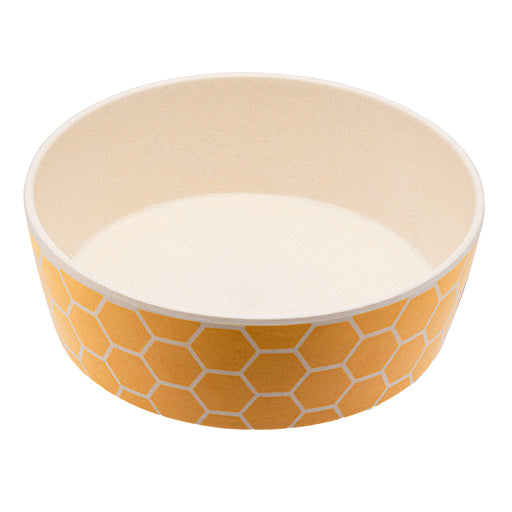 Beco Classic Bamboo Dog Bowl, Honeycomb-Large