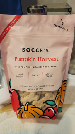 Bocce's Pumpk'n Harvest Biscuits