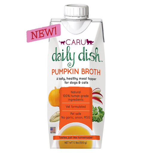 Caru Daily Dish Pumpkin Broth for Dogs & Cats