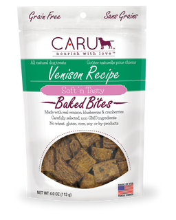 Caru Natural Venison Recipe Bites for Dogs
