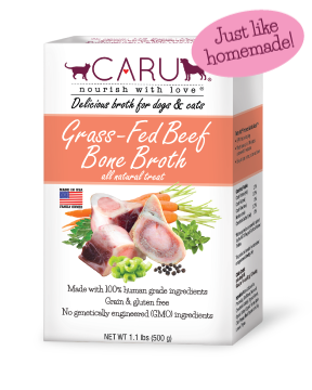Caru Grass-Fed Beef Bone Broth for Dogs and Cats