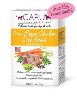 Caru Free-Range Chicken Bone Broth for Dogs and Cats