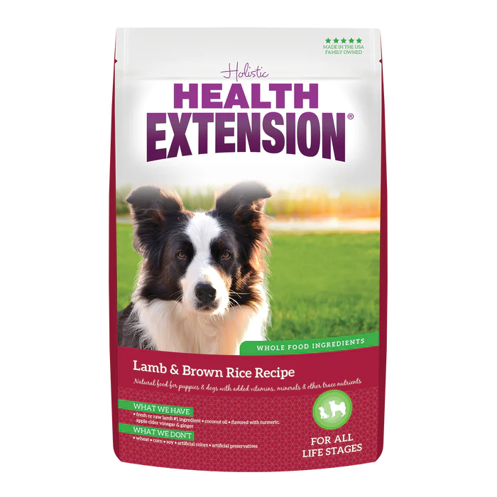 Health Extension Lamb & Brown Rice Recipe Dog Food