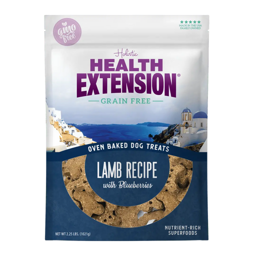 Health Extension Oven Baked Grain Free Lamb w/Blueberries Dog Treats