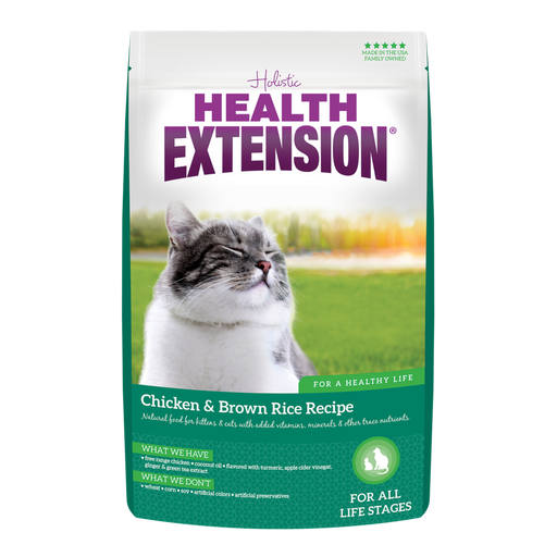 Health Extension Chicken & Brown Rice Recipe Dry Cat Food