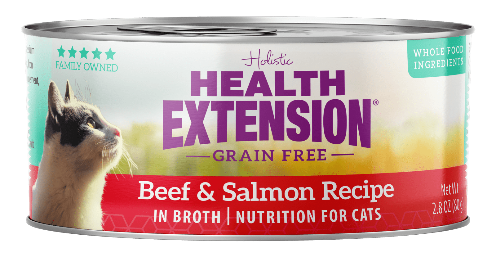 Health Extension Cat Grain Free Beef & Salmon Recipe Can Food (24 pk)