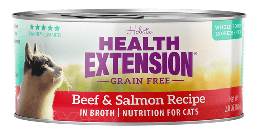 Health Extension Cat Grain Free Beef & Salmon Recipe Can Food (24 pk)