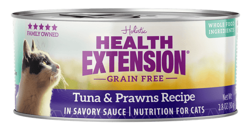 Health Extension Cat Grain Free Tuna & Prawns Recipe Can Food (24 pk)
