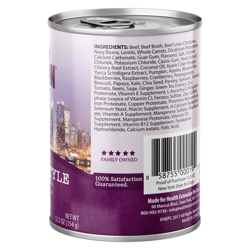 Health Extension Grain Free New York Style Can Dog Food (12 pk)