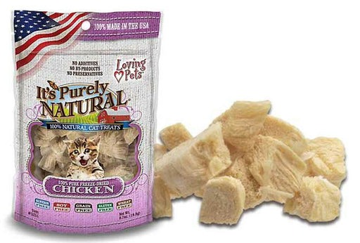 Loving Pets It's Purely Natural Freeze Dried Chicken Cat Treats