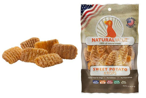 Loving Pets Natural Value Sweet Potato Krisps Dog Treats