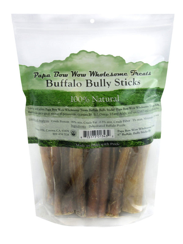 Papa Bow Wow Buffalo Bully Stix 12" - .5 lb