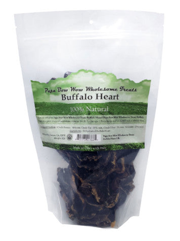 Papa Bow Wow Buffalo Heart Treats