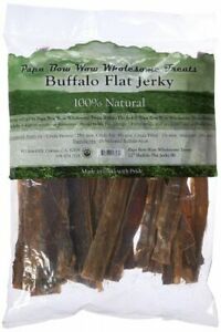 Papa Bow Wow Buffalo Flat Jerky Treats - 12" - 0.5 lb