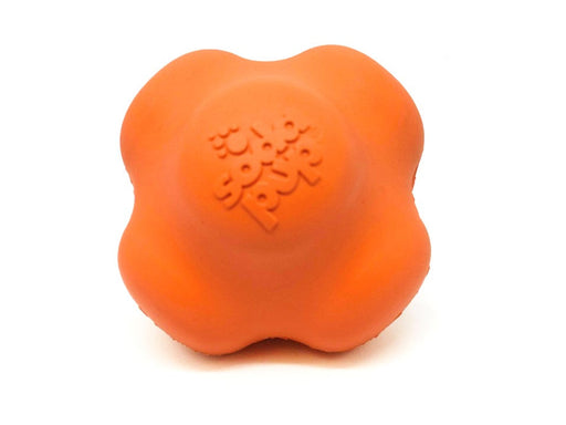 Sodapup Crazy Bounce Ultra Durable Rubber Chew & Retrieving Toy-Large-Orange Squeeze