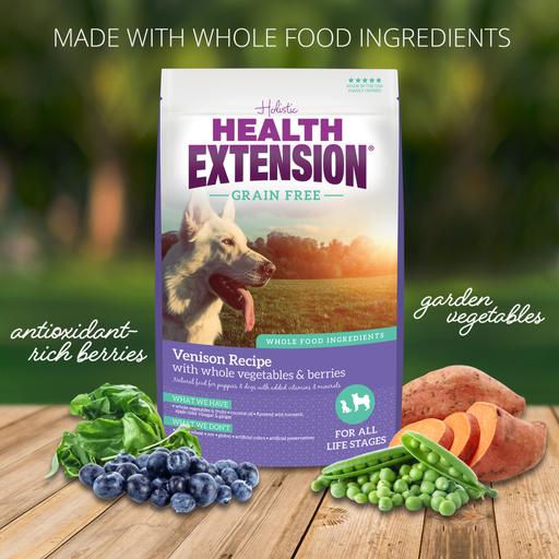 Health Extension Grain Free Venison Dry Dog Food