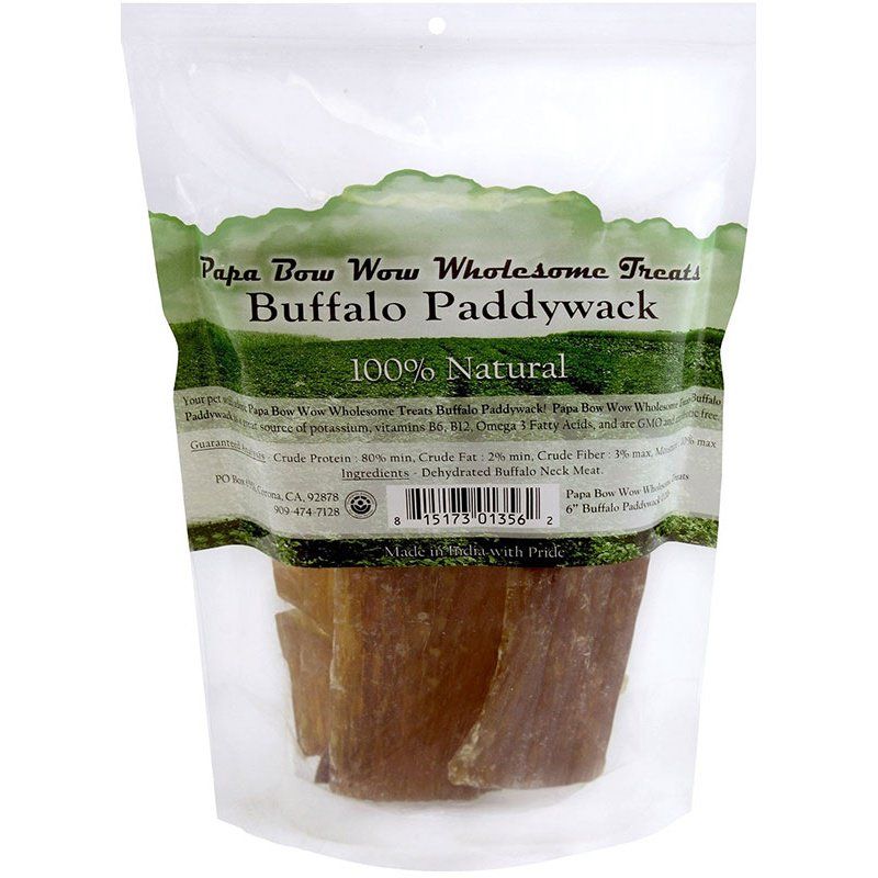 Papa Bow Wow Buffalo Paddywack Treats - 6" - 0.5 lb